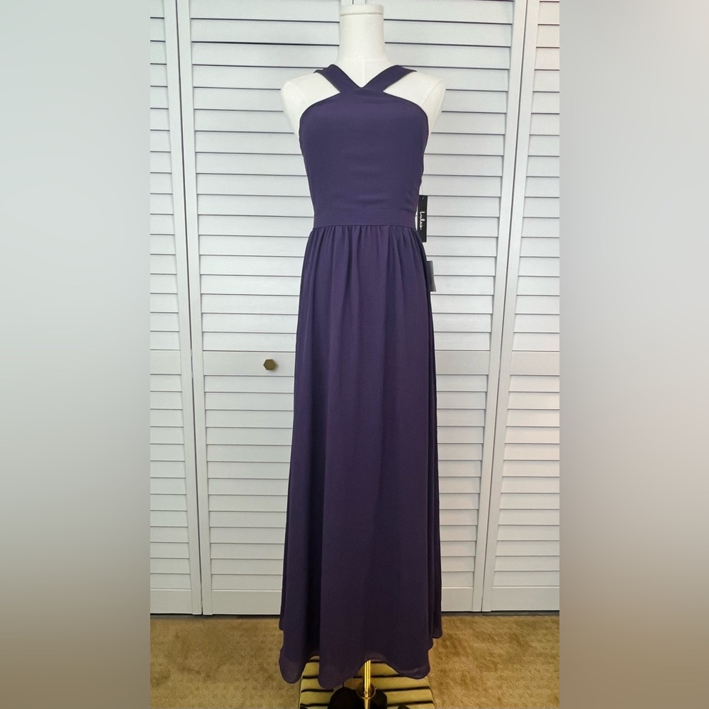 Lulus AIR OF ROMANCE DUSTY PURPLE MAXI DRESS (SZ: S) Women’s